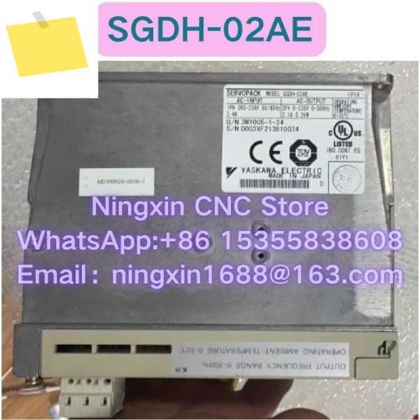 중고 SGDH-02AE 서보 드라이브 기능 테스트 OK 제품 이미지