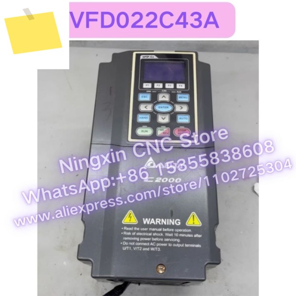 중고 VFD022C43A 주파수 변환기 기능 테스트 OK 제품 이미지