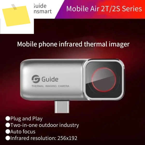 가이드 Mobir Air 2S 2T 안드로이드 유형 C 적외선 열 화상 카메라 자동 초점 256x192 IR 픽셀 용 제품 이미지