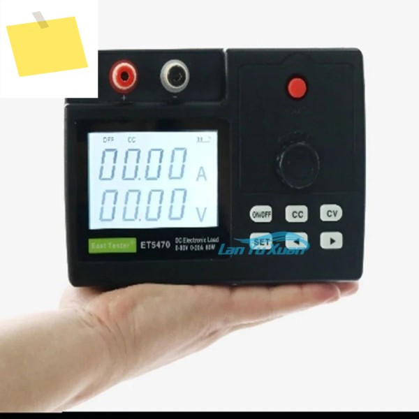 휴대용 DC 전자 부하 ET5470 소형 전력 테스트 장비 80W150W 배터리 제품 이미지