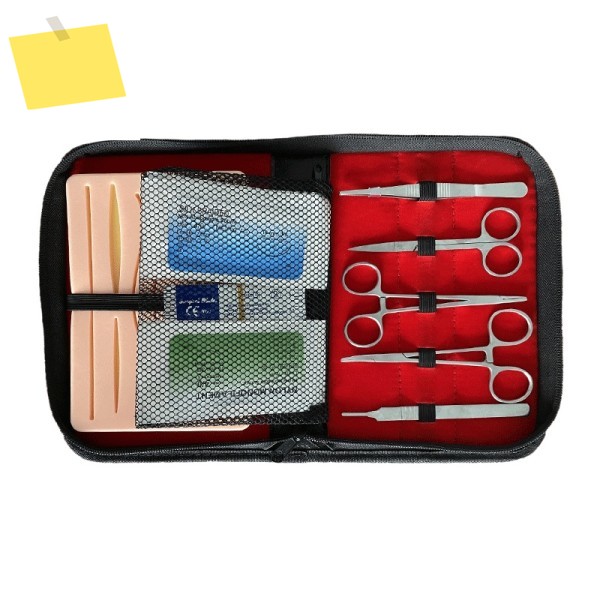 Suture practice tool set, pre-cut wound silicone pad, training model for medical 제품 이미지