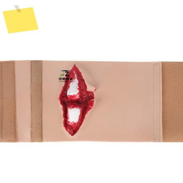 Tibia open fracture training module Wearable wound simulation 제품 이미지