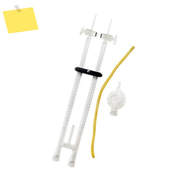 화학 Hoffman-물 전기 분해 유리세미 통 30ML, 실험용 기구 제품 이미지