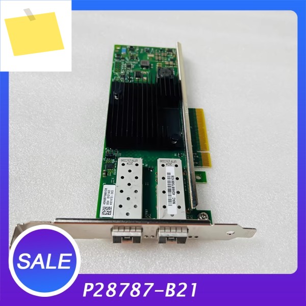 10GB 듀얼 포트 기가비트 광 네트워크 카드 P28787-B21 P31328-001 X710-DA2 제품 이미지
