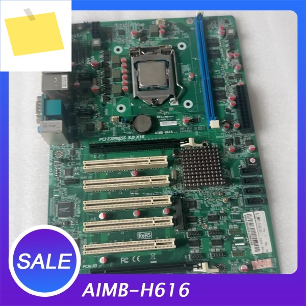 듀얼 네트워크 포트 산업용 마더보드 LGA1155 PCIe 3.0 X16 AIMB-H616 제품 이미지