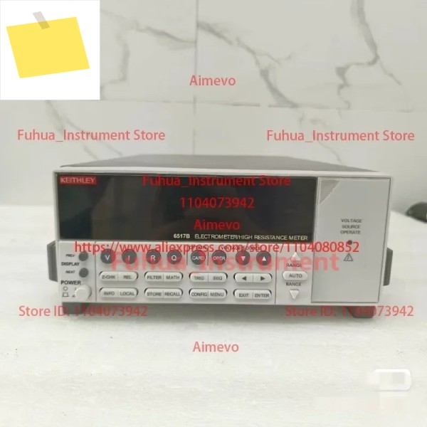 Keithley 6517B 전위계 고저항 측정기, 양호한 상태로 사용됨 제품 이미지