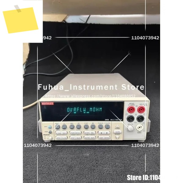 Keithley 2000 6.5자리 멀티미터 DMM 상태 양호하게 사용됨 제품 이미지