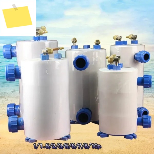순수 티타늄 증발기, 3.0HP 물 탱크 냉온수 총, 해산물 연못 제품 이미지
