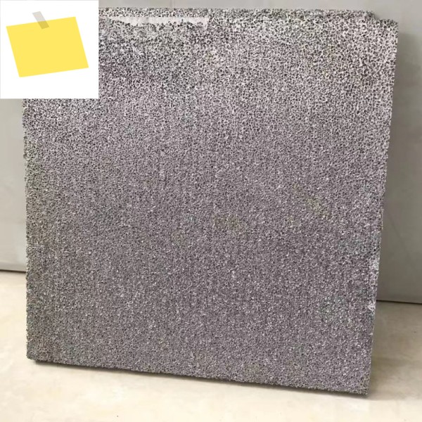 1.6mm 두께의 미세 다공성 발포 알루미늄 소결판 JS 소금 입자 분말 3D 금속 제품 이미지