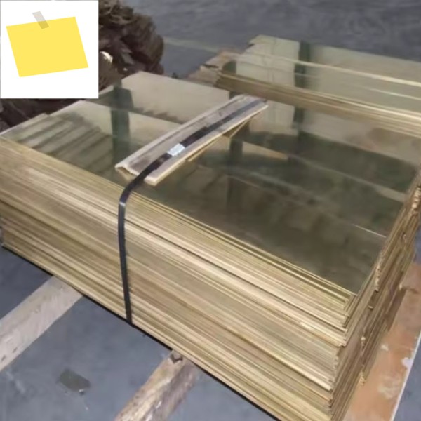 0.8x250x250mm - H62 황동판 구리황색 Cu 금속판 전기 전도용 제품 이미지
