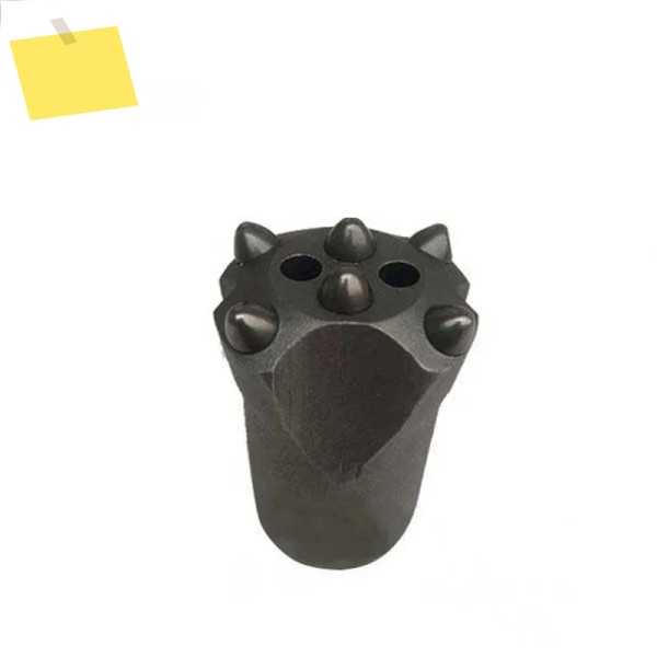 6T 및 7T 테이퍼 버튼 비트, 암반 천공 광산용 32mm-50mm 경질 구형 초경합금 마모부 제품 이미지