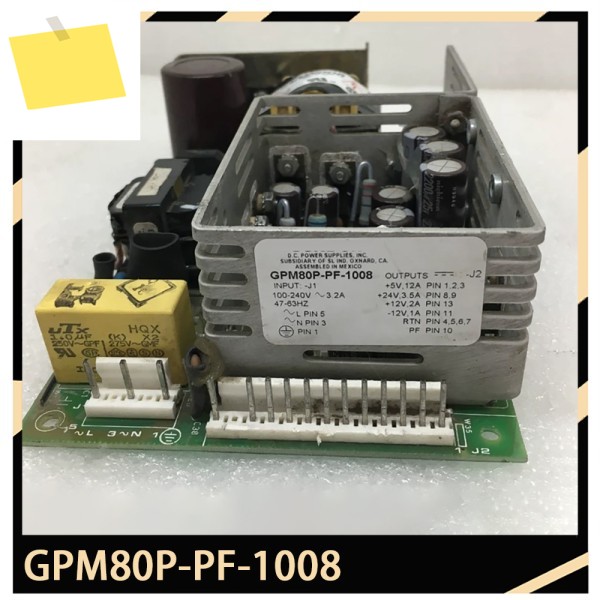 산업용 제어 전원 공급 장치 +5V12A+24V3.5A+12V2A-12V1A GPM80P-PF-1008 제품 이미지