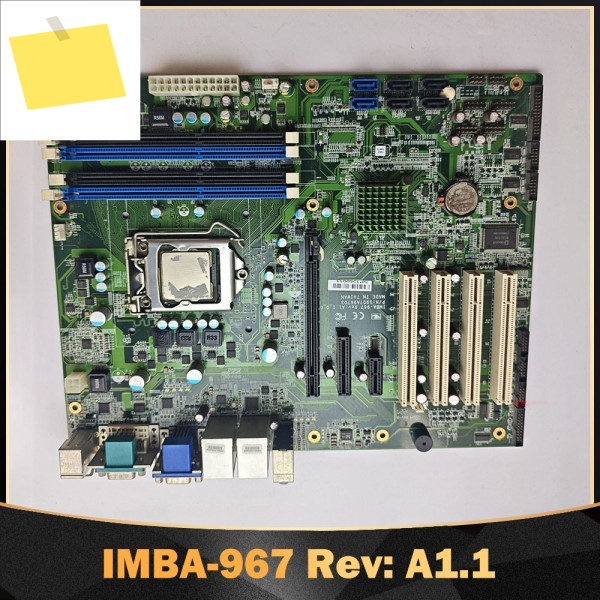 IMBA-967 Rev: A1.1 산업용 제어 컴퓨터 마더보드 PN: 1907A96703 제품 이미지