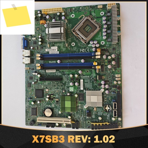 X7SB3 REV: 1.02 산업용 제어 장비 컴퓨터 마더보드 제품 이미지