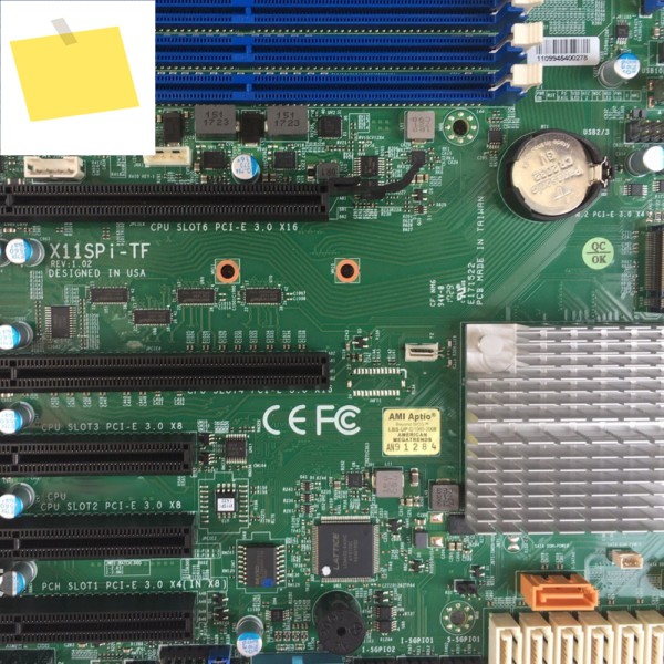 X11SPi-TF 단일 채널 마더보드 듀얼 10G 이더넷 포트 C622 칩 M.2 IPMI LGA3647 제품 이미지