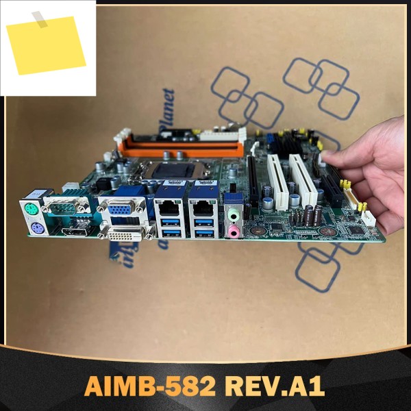듀얼 기가비트 이더넷 포트 산업용 제어 마더보드 Q77 칩셋은 1155핀 AIMB-582 REV.A1 지원합니다. 제품 이미지