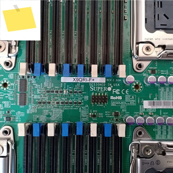 쿼드 소켓 R LGA 2011 E5-4600 v2 12코어 또는 패밀리 마더보드 X9QRi-F+ 제품 이미지