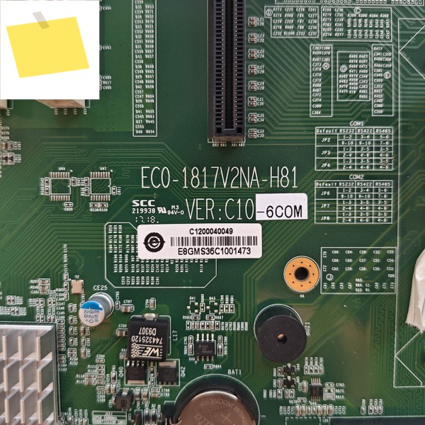 원래 산업용 제어 장비 마더보드 ECO-1817V2NA-H81 REV: C10-6COM 제품 이미지