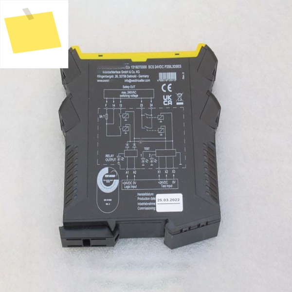 Weldmuller 릴레이 SCS 24VDC P2SIL3DSES 1319270000용 제품 이미지
