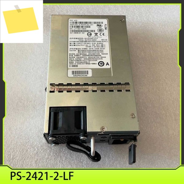 N3K 시리즈 스위치 N2200-PAC-400W-B PS-2421-2-LF에 사용되는 CISCO 400W 전원 공급 장치용 제품 이미지