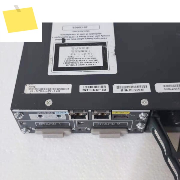 Cisco 전원 스위치 48포트 기가비트 POE WS-C3750X-48PF-S용 제품 이미지
