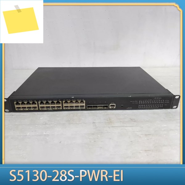 24포트 풀 기가비트 PoE 전원 공급 장치 +4개 광 S5130-28S-PWR-EI 제품 이미지