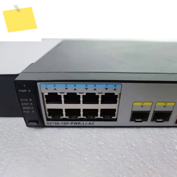 1PCS 8포트 풀 기가비트 POE 전원 공급 관리 S5700-10P-PWR-LI-AC 제품 이미지