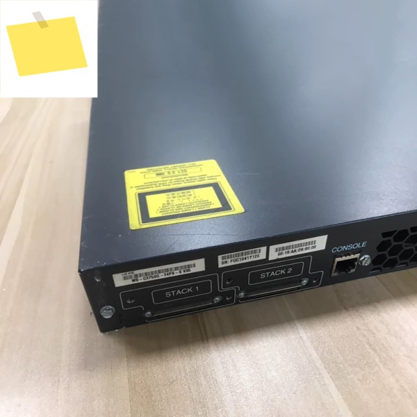Cisco 전원 공급 장치 네트워크 스위치 24포트 기가비트 POE WS-C3750G-24PS-S용 제품 이미지