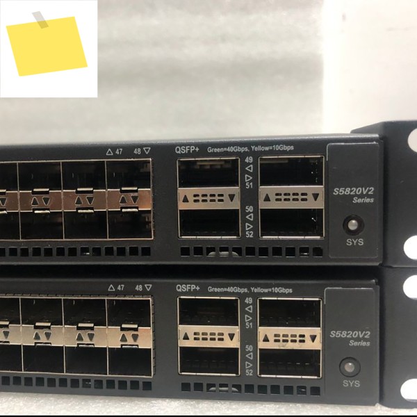 1PCS S5820V2-52QF-H3 48 포트 SFP+4 40G 네트워크 관리 스위치 제품 이미지