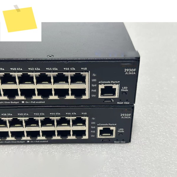 1개 2930F-48G-POE-4SFP 48포트 기가비트 POE 4SFP 네트워크 스위치 JL262A 제품 이미지