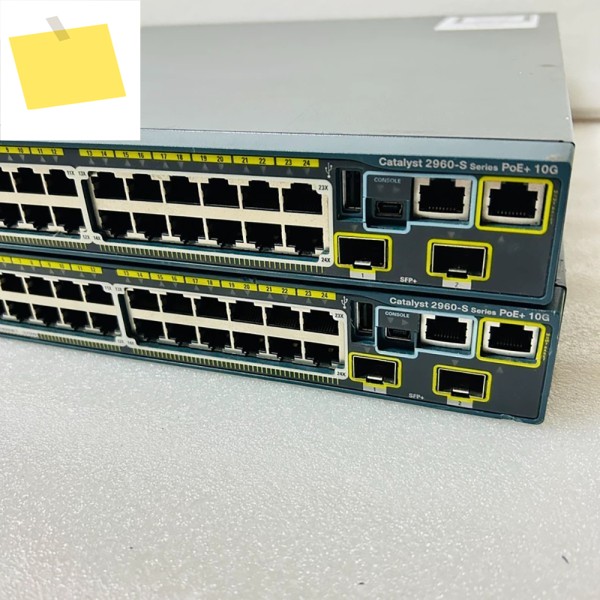 1개 24포트 Poe 전원 공급 장치 스위치 WS-C2960S-24PD-L 제품 이미지