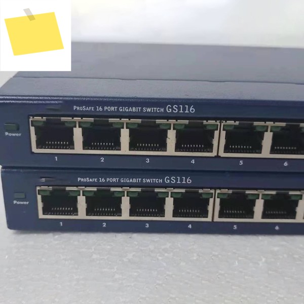 1개 16포트 기가비트 단순 네트워크 관리 스위치 Netgear GS116 v2 제품 이미지