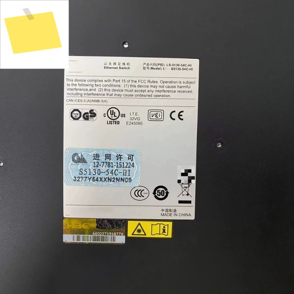 1개 S5130-54C-HI 48포트 기가비트 SFP+ 삼중 코어 스위치 제품 이미지