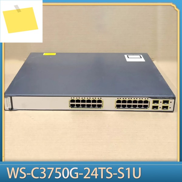 Cisco 24포트 기가비트 스위치 WS-C3750G-24TS-S1U용 제품 이미지