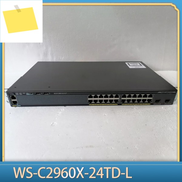 24포트 풀 기가비트 전기 스위치 WS-C2960X-24TD-L 제품 이미지