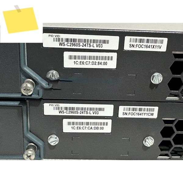 시스코 24 풀 기가비트 +4포트 SFP 광 네트워크 관리 스위치 WS-C2960S-24TS-L용 1개 제품 이미지