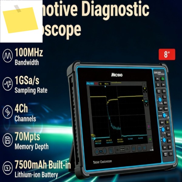 1개 Micsig SATO1004 자동차 오실로스코프 100MHz 4채널 1GSaS 디지털 8인치 태블릿 휴대용 가방 포함SY 제품 이미지