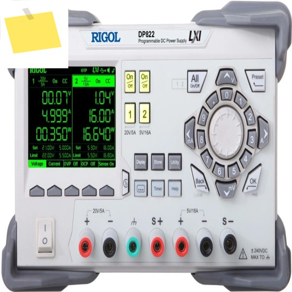 1개 RIGOL DP822 - 듀얼 출력 180W 프로그래머블 DC 전원 공급기 SY 제품 이미지