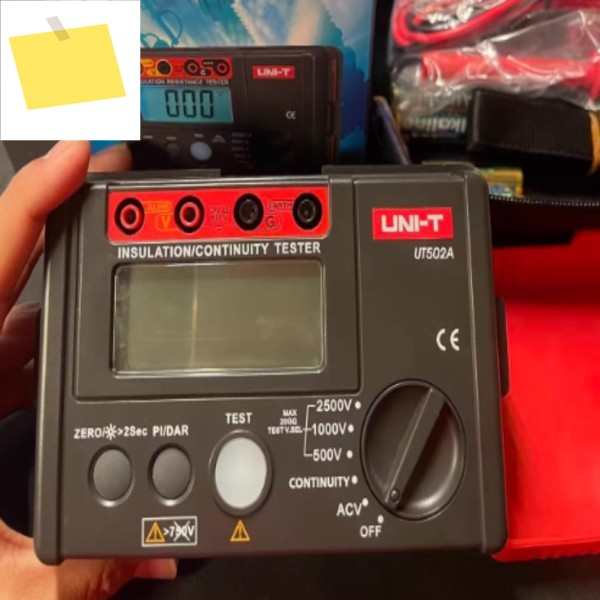 1개 UNI-T UT502A 절연 저항 테스터 미터 전압계 연속 측정기 SY 제품 이미지