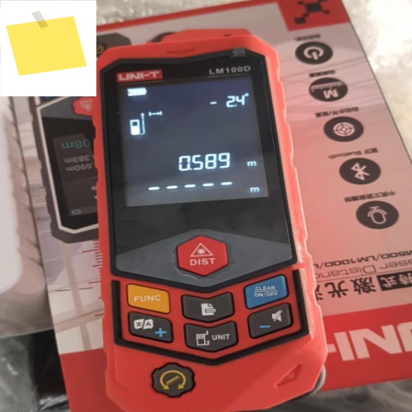1개UNI-T LM100D 휴대용 레이저 거리 측정기 제품 이미지
