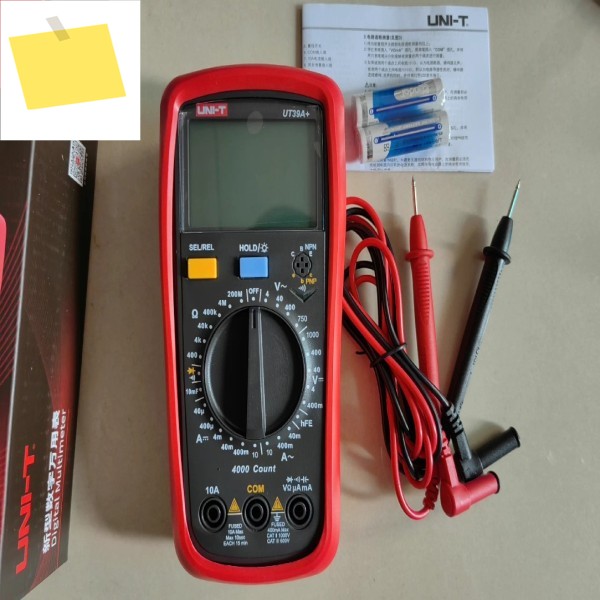 1개 UNI-T UT39A+ 현대식 디지털 멀티미터 고전압 보호SY 제품 이미지
