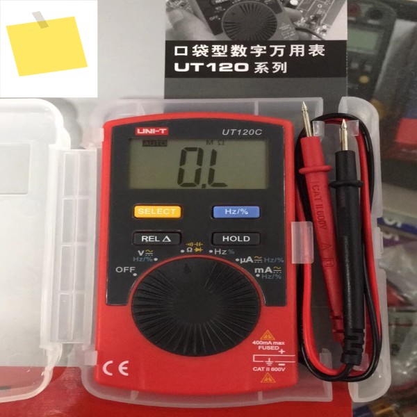 1개 UNI-T UT120C 슈퍼 슬림 포켓 미터 휴대용 디지털 테스트SY 제품 이미지