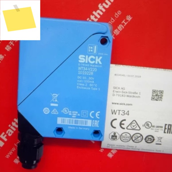 1개 새 제품 박스 포장 SICK WT34-V220 광전 스위치 센서SY 제품 이미지