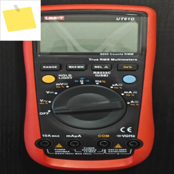 1개 UNI-T UT61D True RMS 카운트 자동 범위 디지털 멀티미터 AMP 옴 주파수 테스터SY 제품 이미지