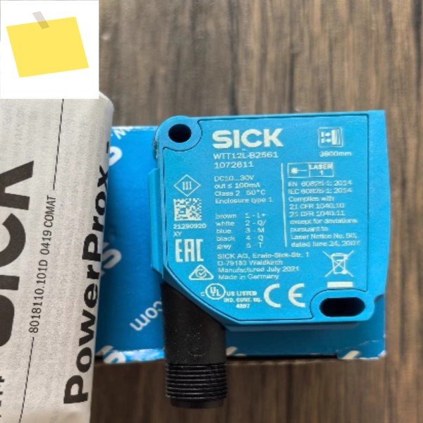 1PCSICK WTT12L-B2561 1072611 레이저 광전 센서SY 제품 이미지
