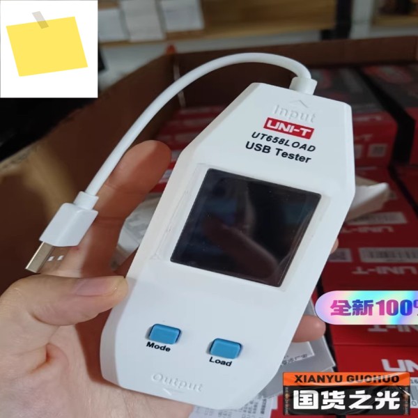 1개 UNI-T UT658LOAD 타입 A 포트 출력 전압 USB 테스터 전류 에너지 용량 SY 제품 이미지