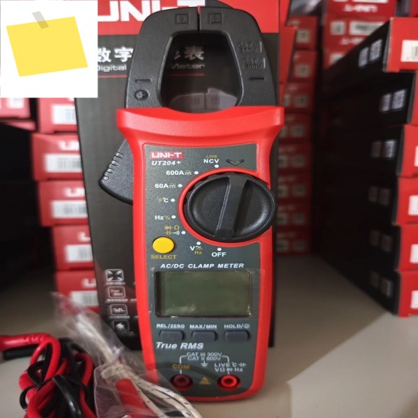 1개 UNI-T UT204+ 디지털 클램프 미터, True RMS, NCV, 400-600A 새 제품 SY 제품 이미지