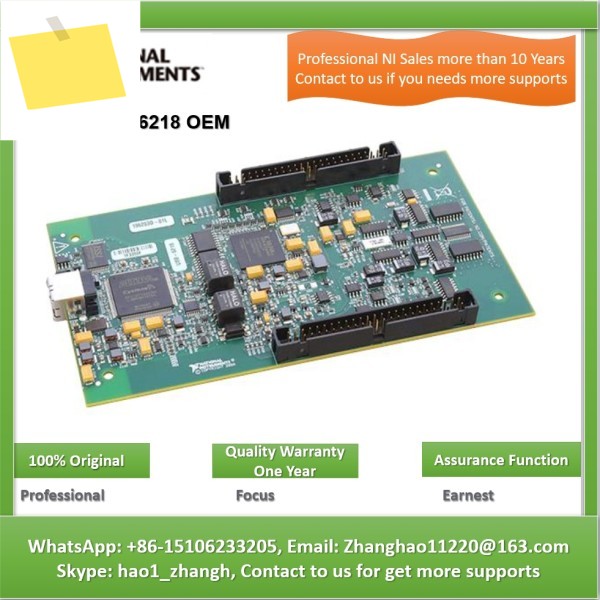 NI USB-6218 OEM 196203-01 250 kSPS, 16비트, 32 입력, 8 보드만 제품 이미지