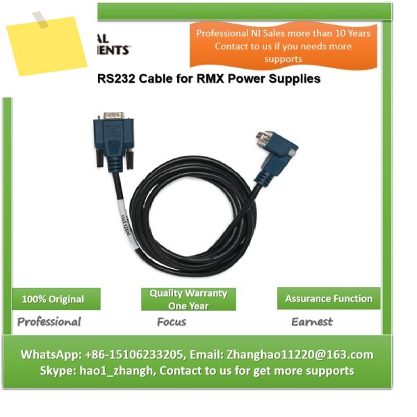 RMX 전원 공급 장치용 NI RJ45-RS232 케이블 786819-02 프로그래밍 가능 장비 모듈형 제품 이미지