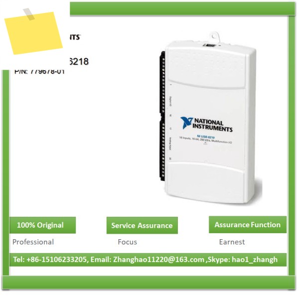 Ni USB-6218 버스 전원 공급 장치 779678-01 16비트 250 kSs 다기능 DAQ 데이터 수집 카드 제품 이미지